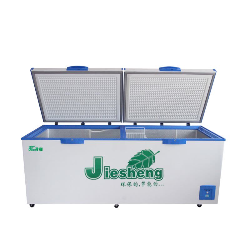 捷盛（JS）SLWD4-779F 商用超大容量卧式冷柜冰柜 双顶开门冷藏冷冻商用转换柜 茶叶柜 大容量带锁冰柜冷柜图片