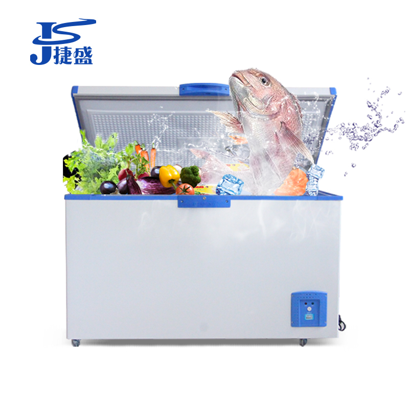 捷盛(JSBD/BC-409 409升卧式顶冷柜 单顶开门冷藏保鲜冷冻转换柜 冻肉柜 茶叶柜 509升单温冰柜