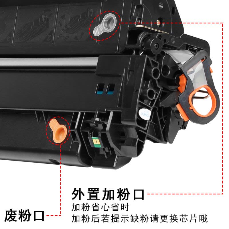 惠普hp700硒鼓m725dn cf214a 14a打印机m712 LaserJet墨粉盒Enterprise易加粉图片