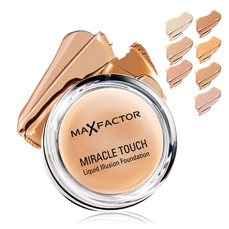 MAXFACTOR 蜜丝佛陀经典水润/水漾魔幻粉底霜/粉饼11.5g 细腻遮瑕防晒 55#粉嫩色 干湿两用 适用各种肤质