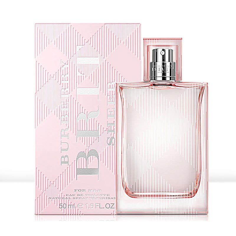Burberry博柏利巴宝莉女士香水 清新花果香调 粉红恋歌女士淡香水 50ml 法国原装进口图片