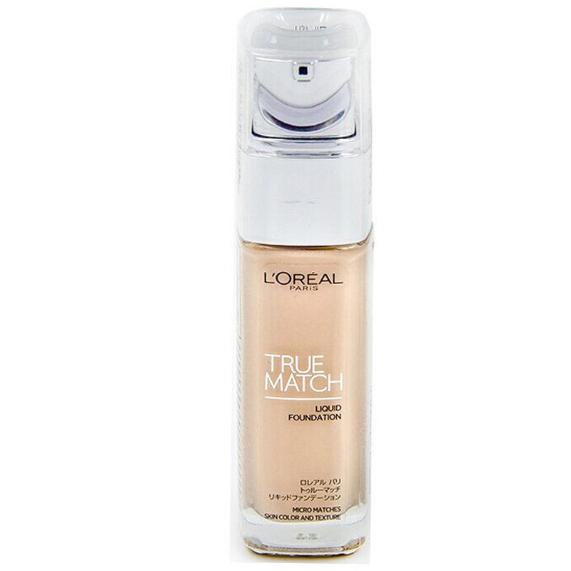 L’OREAL 欧莱雅 绝配无暇粉底液30ml F1 细腻遮瑕 法国进口