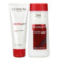 L'OREAL 欧莱雅女士复颜系列 紧致护肤 保湿套装 补水滋润营养 两件套装 洗面奶面奶+爽肤水100ml+200ml