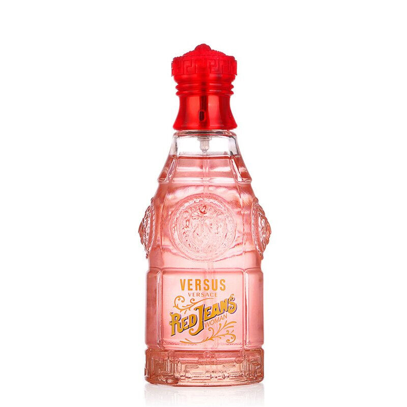 Versace范思哲红色牛仔女士香水淡香水 75ML 红色持久香