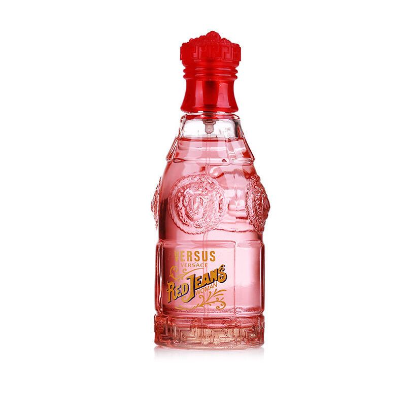 Versace范思哲红色牛仔女士香水淡香水 75ML 红色持久香