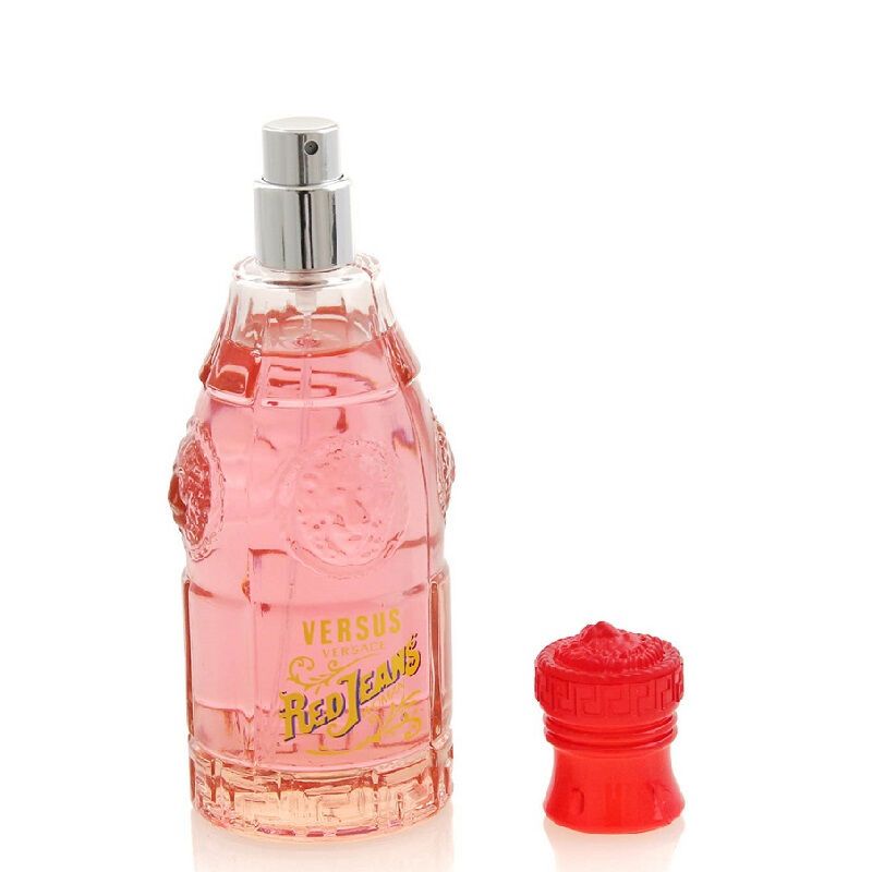 Versace范思哲红色牛仔女士香水淡香水 75ML 红色持久香