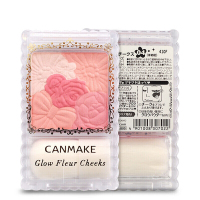 CANMAKE 日本井田化妆品彩妆 提亮肤色花漾瑰丽腮红胭脂4g 04#珠光草莓芙蓉