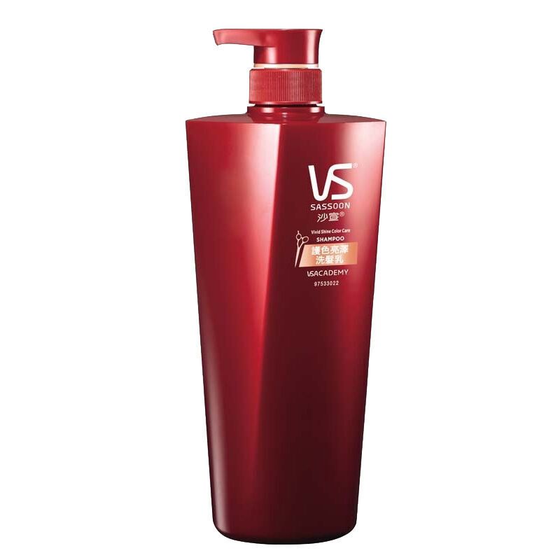 VS沙宣 港版洗发水 成人护色亮泽柔顺洗发水750ml（2支装）香港直邮