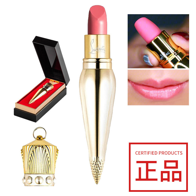 Christian Louboutin萝卜丁口红女王权杖口红唇膏3.8g 显色 Bikini120 美国原装进口