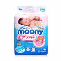 日本直邮 尤妮佳Moony 纸尿裤NB96 增量装通用型