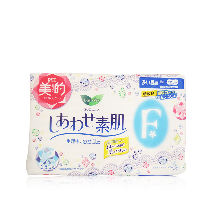 日本直邮 花王卫生巾日用22.5cm*26片 新包装
