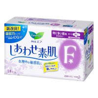 日本直邮 花王 瞬吸透气棉柔F系列卫生巾 日用25cm*18片  新包装