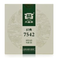 2013年大益普洱茶生茶 经典7542 生茶 普洱茶 云南茶叶 150克 勐海茶厂普洱生茶