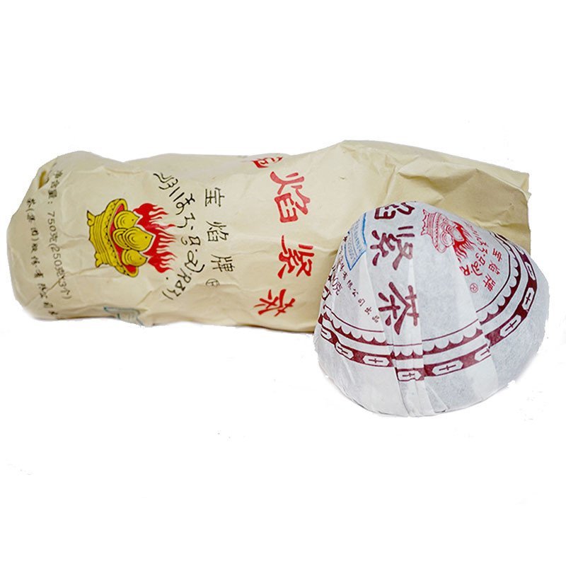 茶窝茶叶 2012年下关 宝焰紧茶(蘑菇沱) 普洱茶 云南茶叶 熟茶 250克/沱 下关沱茶 熟紧茶
