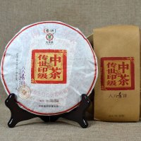 2016年 中茶 传世印级八八青饼 生茶 88青 357克/饼