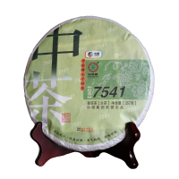 茶窝茶叶 普洱茶生茶 2014年 中茶 7541 普洱 生茶 普洱茶 357克/饼 中粮普洱 云南七子饼茶 生饼 单饼