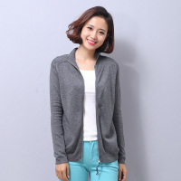 2017新款女装针织衫韩版修身小外套短款小开衫毛衣