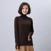 LEIOYDA2017新款女装针织衫女士外套套头韩版修身毛衣打底T恤