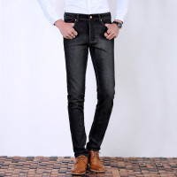 LEEPU'S牛仔裤男春秋款修身直筒男士牛仔长裤休闲商务大码男裤子