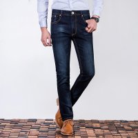 LEEPU'S李普斯春夏款男士牛仔裤男直筒修身大码青年休闲长裤男裤