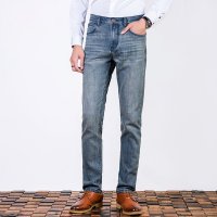 LEEPU'S李普斯男士商务休闲牛仔裤正装直筒修身男长裤正品弹力裤