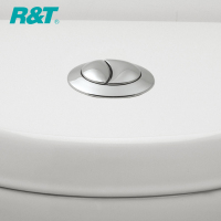 瑞尔特R&T 卫浴五金套件按钮 抽水马桶水箱配件冲水按键 老式圆形双按键开关马桶按钮