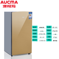 Aucma/澳柯玛 BD-145G 家用单侧开门立式冷柜抽屉式小型冰柜迷你冷冻柜