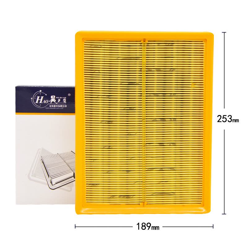 昊之鹰空气滤清器 适用于99-12款桑塔纳普桑/99新秀世纪新秀空气滤芯空气格空滤图片