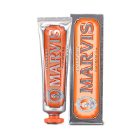 marvis玛尔斯牙膏洁白清新去牙渍洁净75ml橙色生姜 多重功效 清新口气 其他所有人群适用 意大利原装正品