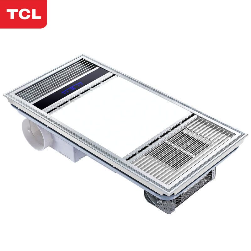TCL浴霸集成吊顶多功能风暖浴霸纯平PTC超导超薄空调型浴霸 银色图片
