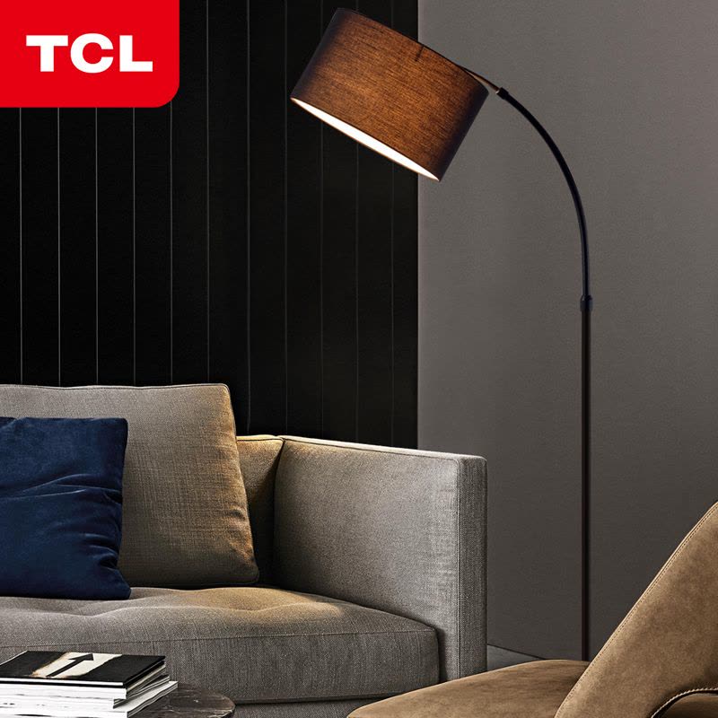TCL LED垂柳落地灯立体创意客厅书房卧室床头喂奶台灯 不含光源图片
