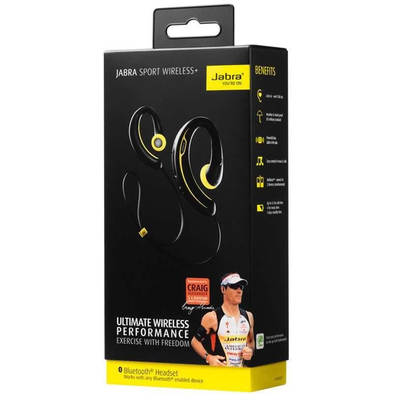 捷波朗（Jabra）SPORT+ 跃动+2代 健身运动跑步立体声 蓝牙耳机入耳式无线耳机 黑色图片