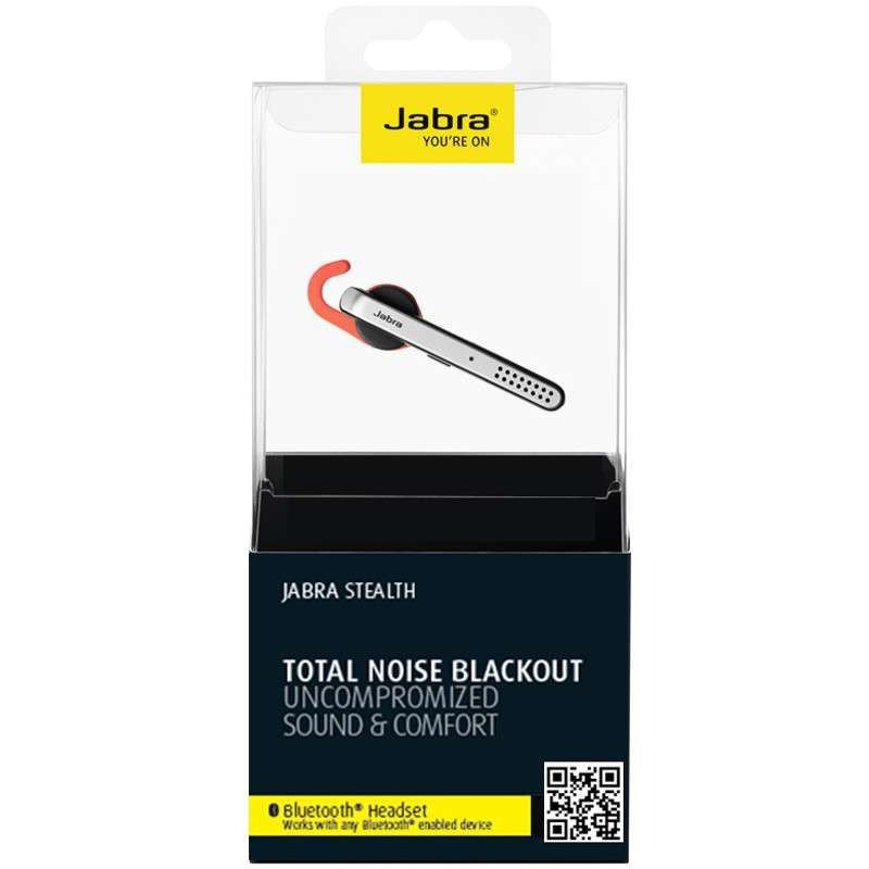 Jabra/捷波朗 Stealth 超凡3 蓝牙耳机/耳麦4.0中文声控 耳塞式通用入耳式无线耳机（银色）