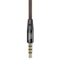 JBL T180A 重低音HIFI入耳式耳机便携运动耳塞苹果手机线控带麦通用立体声 黑色