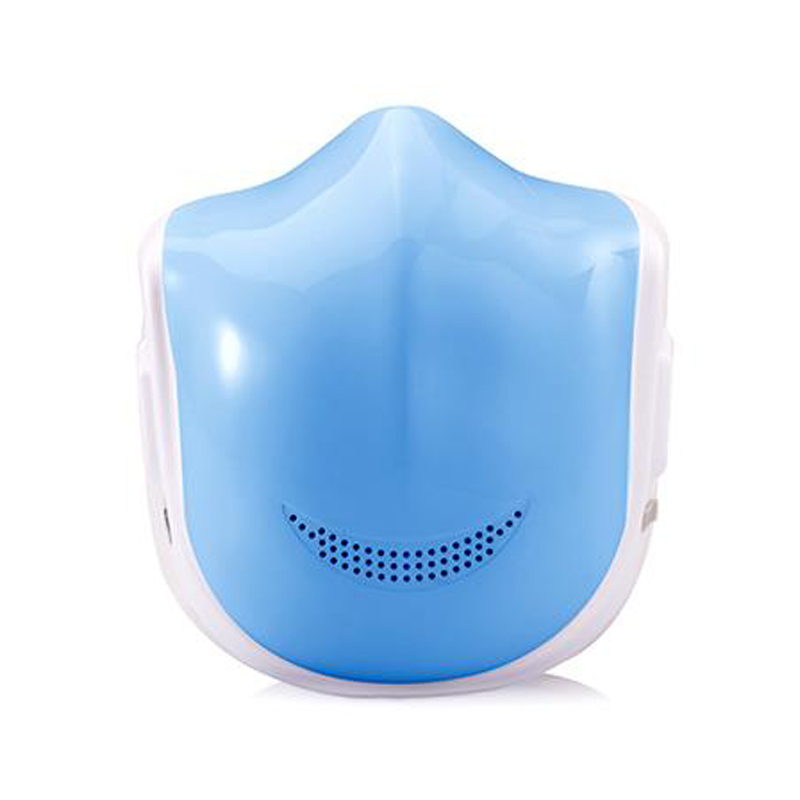 柯喜星KeHeesung防雾霾PM2.5电动口罩智能透气呼吸阀口罩透气防尘雾霾 蓝色