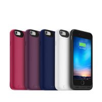 mophie超薄iPhone6s背夹电池 MFI认证 苹果6手机充电宝移动电源 1840 mAh红色磨砂质感