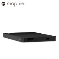 mophie 超薄迷你mini苹果7移动电源 3000毫安iphone6充电宝 黑色