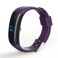 DF30心率血压血氧疲劳度智能手环游泳防水运动提醒手表 紫色