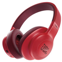 JBL E55BT头戴式无线蓝牙耳机音乐耳机便携HIFI重低音 红色