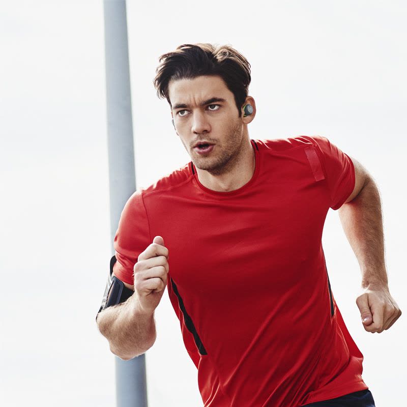 Jabra/捷波朗 ELITE Sport臻跃心率蓝牙耳机耳塞运动升级版IP67防水防尘心率监控迷你超小耳机耳麦 黑色图片