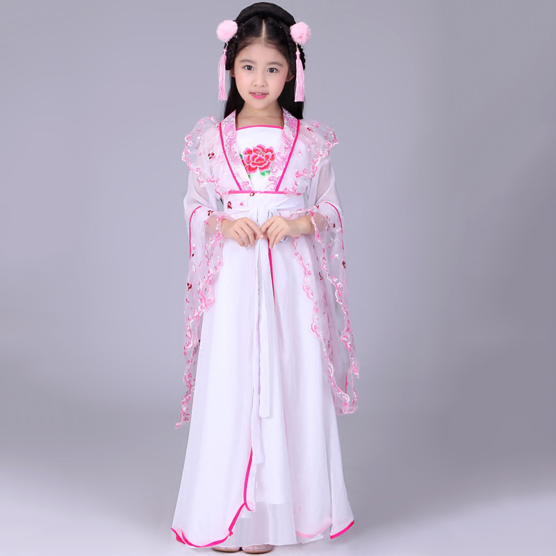 儿童古装仙女装女童仙女装贵妃服装汉服儿童古