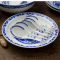LICHEN 景德镇青花玲珑瓷器釉下彩陶瓷餐具套装 牡丹31头碗碟套装 微波炉适用
