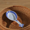 LICHEN 景德镇传统手工艺青花瓷玲珑陶瓷大汤勺 釉下彩工艺陶瓷勺子 牡丹花B款