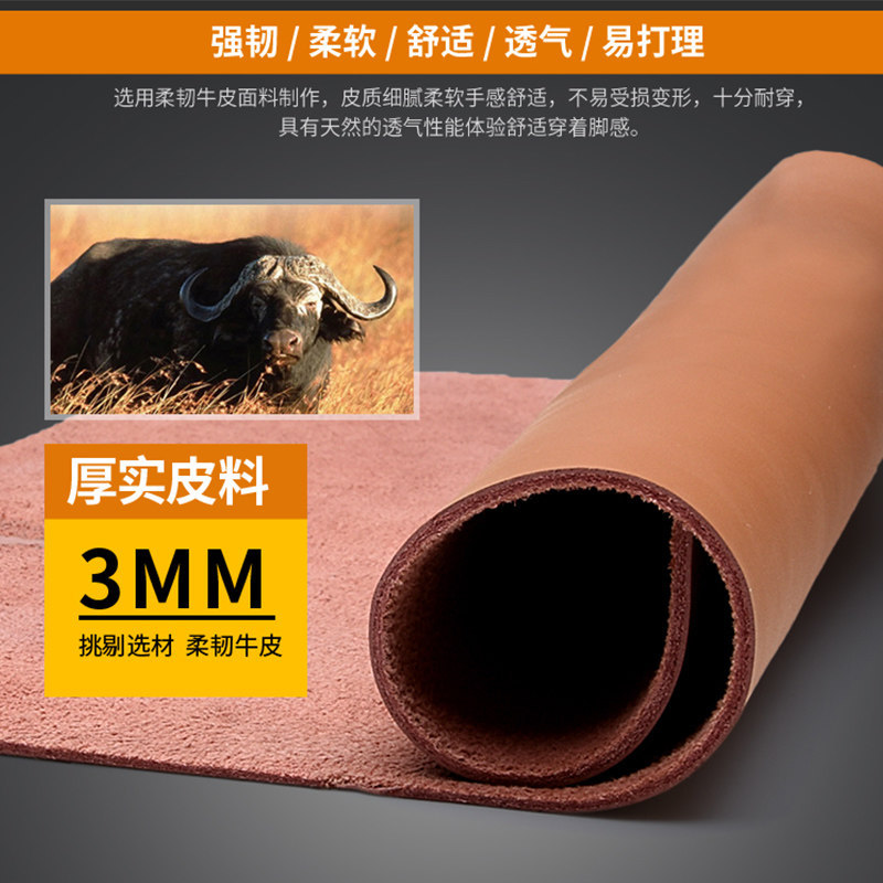 承发(CHENGFA)冬季新款男士二层牛皮棉靴真皮马丁靴子圆头单靴橡胶底英伦风男靴加绒靴子男