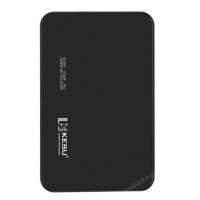 KESU/科硕K104 移动硬盘盒子 USB3.0 笔记本硬盘盒2.5英寸sata接口机械盘串口盒SSD固态硬盘盒 黑色