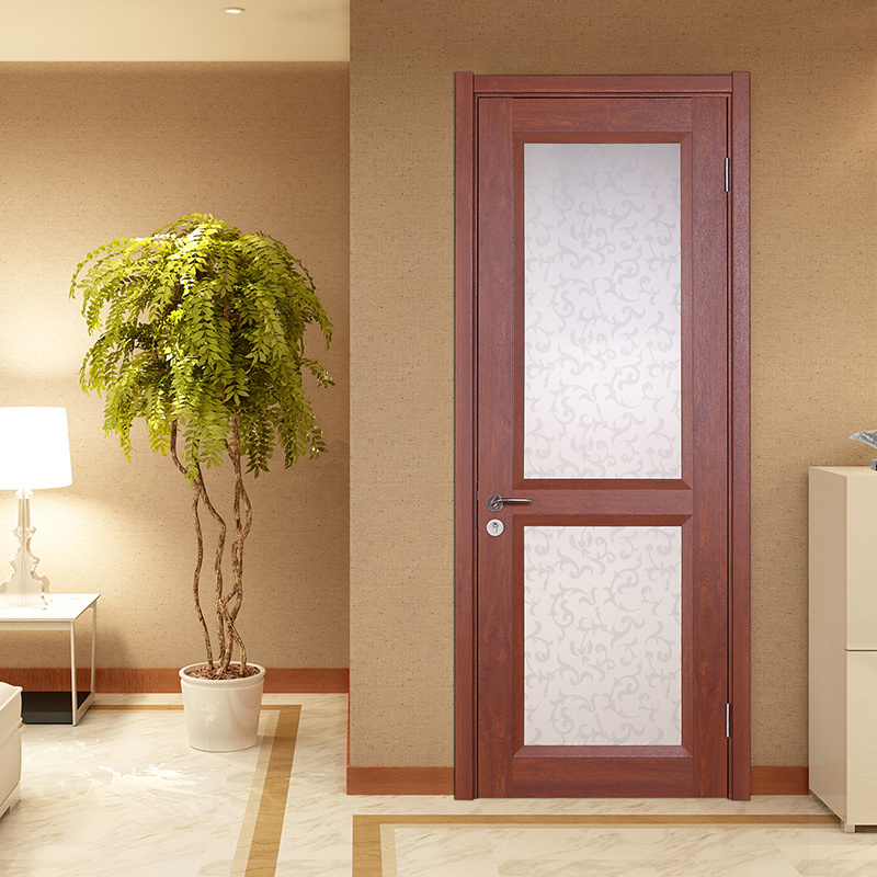 tata木门 简约时尚玻璃镶嵌卫生间门厨房门 厕所门定制房门 @022