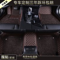 全包围丝圈双层汽车脚垫可拆卸大众CC速腾捷达朗逸朗行帕萨特迈腾宝来凌渡途观高尔夫朗镜桑塔纳POLO专车专用大包围皮革脚垫