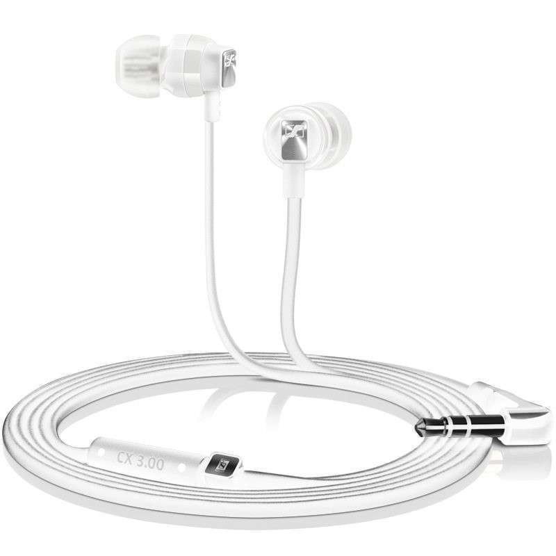 森海塞尔/Sennheiser cx3.00 CX300升级版入耳式重低音耳塞耳机(黑色)