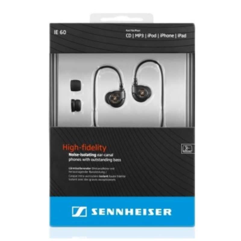森海塞尔/Sennheiser IE60 East入耳式HiFi经典入门发烧耳机 黑色图片