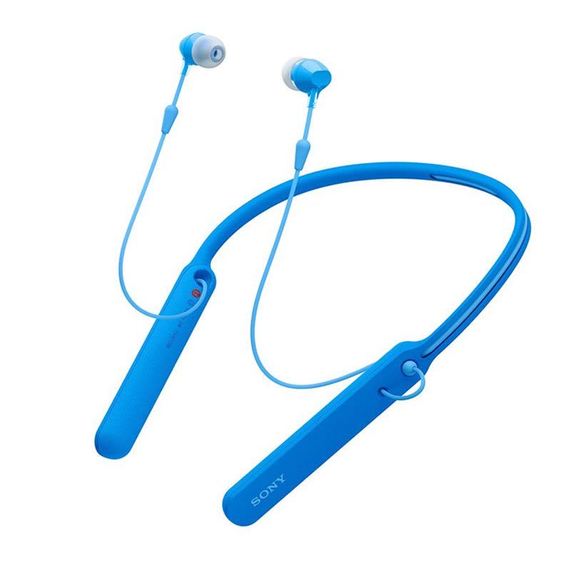 Sony/索尼 WI-C400 入耳式无线蓝牙耳机立体声手机通话 蓝色图片
